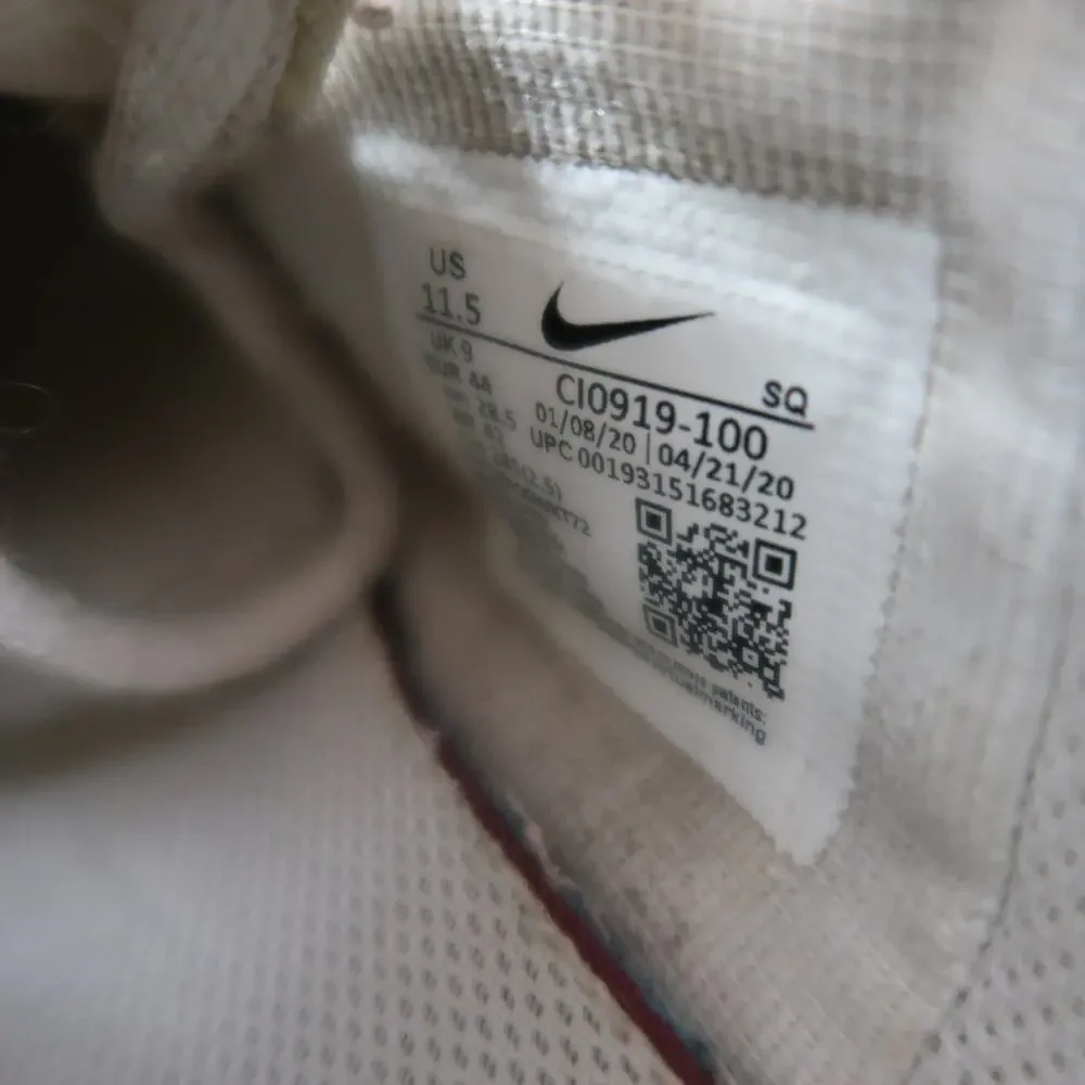 Nike Shoes Womens 11.5 Casual Sneakers Air Force 1 Shadow Trainers White Lace Up